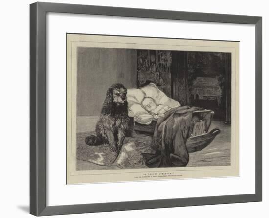 A Trusty Attendant-null-Framed Giclee Print