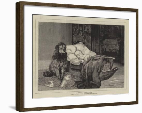 A Trusty Attendant-null-Framed Giclee Print