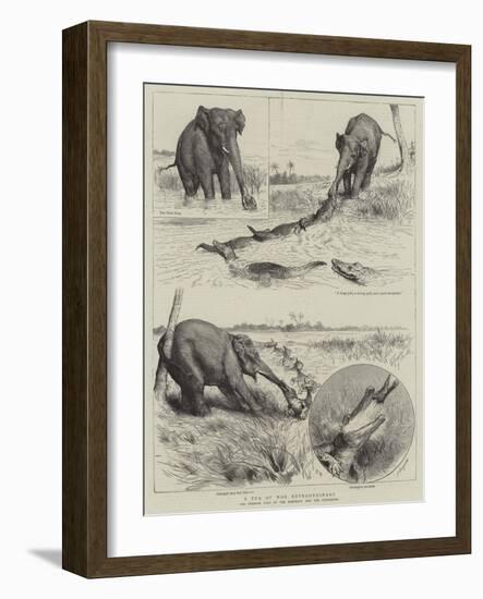 A Tug of War Extraordinary-Godefroy Durand-Framed Giclee Print