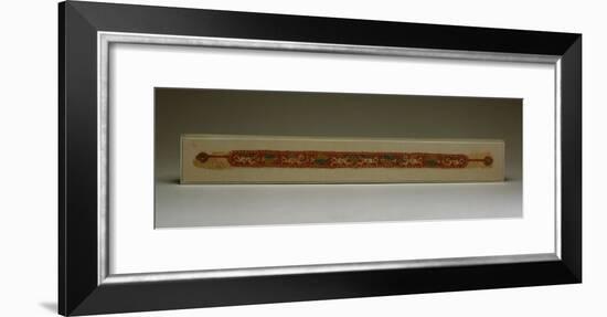 A Tunic Strip Depicting Winged Erotes, Coptic Textile, Circa 5th Century A.D-null-Framed Giclee Print