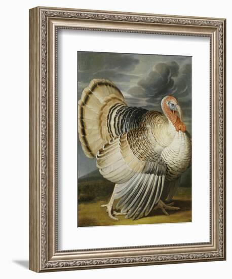 A Turkey in a Landsape-Peter Wenceslaus-Framed Giclee Print