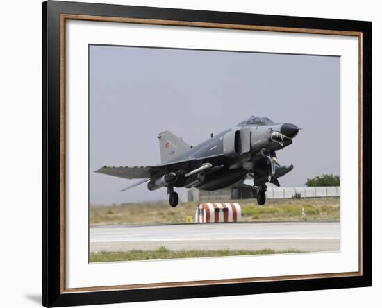 A Turkish Air Force F-4E 2020 Terminator Taking Off from Konya Air Base-Stocktrek Images-Framed Photographic Print
