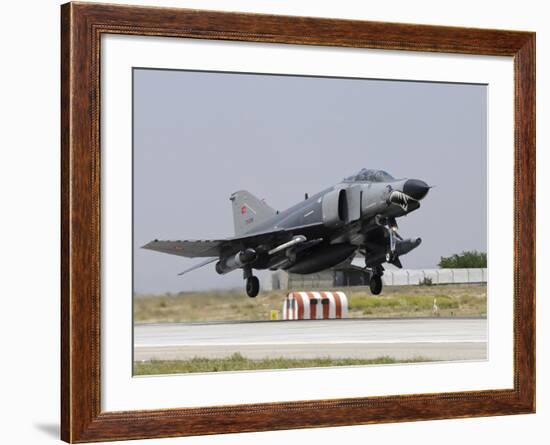 A Turkish Air Force F-4E 2020 Terminator Taking Off from Konya Air Base-Stocktrek Images-Framed Photographic Print