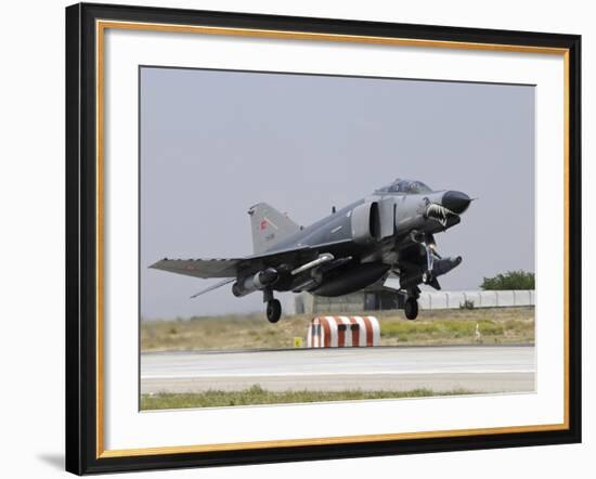 A Turkish Air Force F-4E 2020 Terminator Taking Off from Konya Air Base-Stocktrek Images-Framed Photographic Print