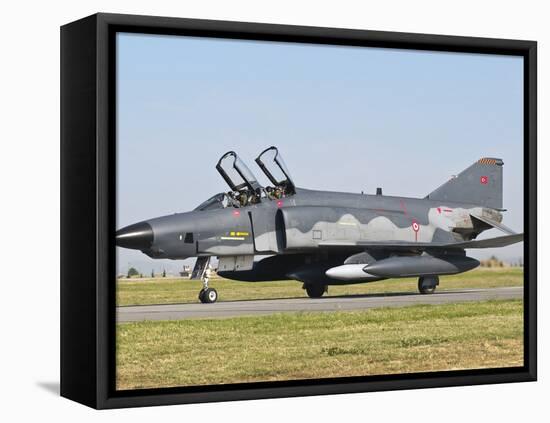 A Turkish Air Force Rf-4E Taxiing at Izmir Air Base, Turkey-Stocktrek Images-Framed Premier Image Canvas