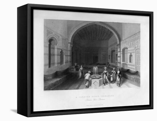 A Turkish Divan, Damascus, Syria, 1841-George Presbury-Framed Premier Image Canvas