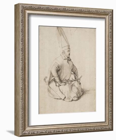 A Turkish Janissary-Gentile Bellini-Framed Premium Giclee Print