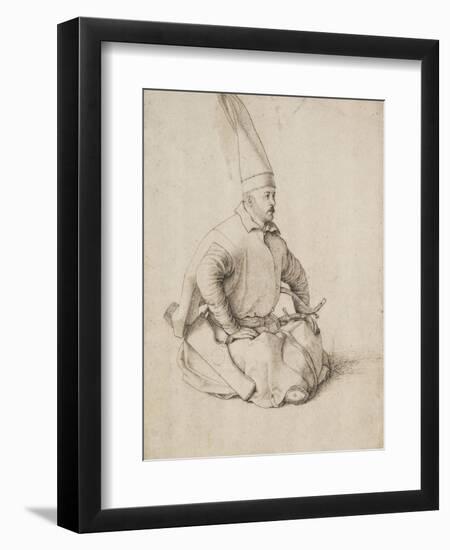 A Turkish Janissary-Gentile Bellini-Framed Premium Giclee Print