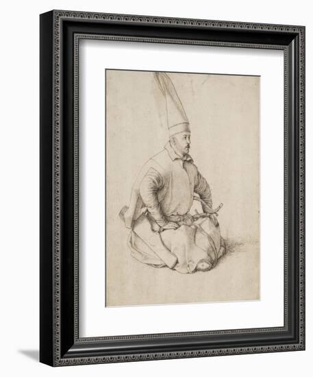 A Turkish Janissary-Gentile Bellini-Framed Premium Giclee Print