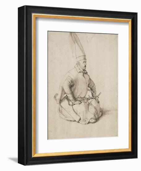 A Turkish Janissary-Gentile Bellini-Framed Premium Giclee Print