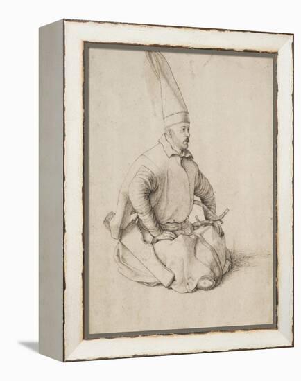 A Turkish Janissary-Gentile Bellini-Framed Stretched Canvas