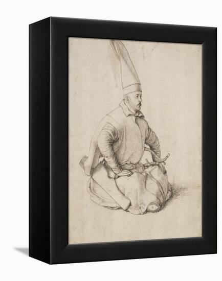 A Turkish Janissary-Gentile Bellini-Framed Stretched Canvas