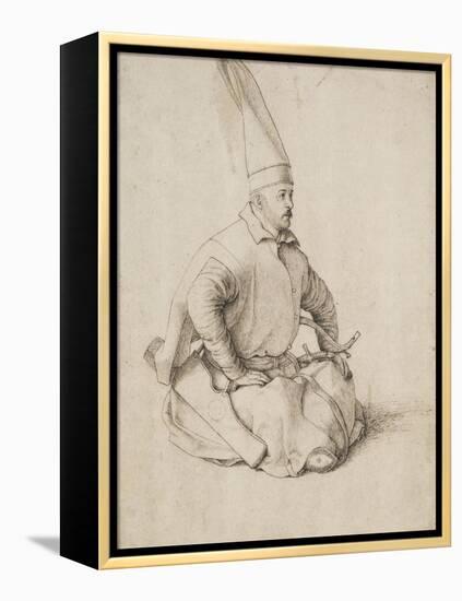 A Turkish Janissary-Gentile Bellini-Framed Stretched Canvas