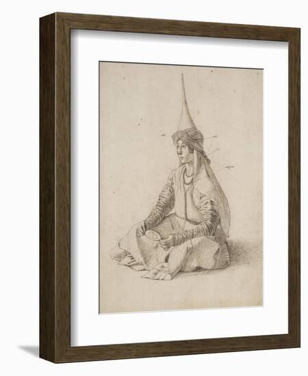 A Turkish Woman-Gentile Bellini-Framed Premium Giclee Print