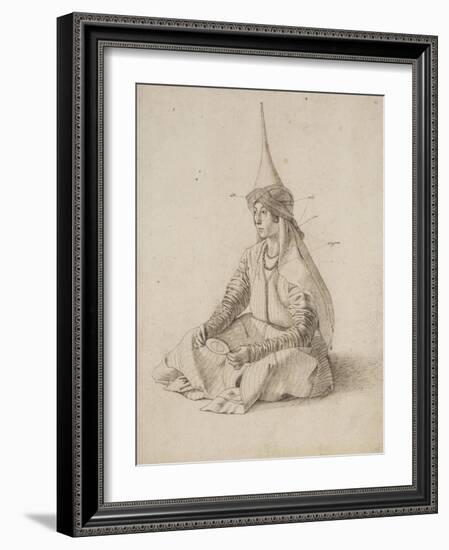 A Turkish Woman-Gentile Bellini-Framed Art Print