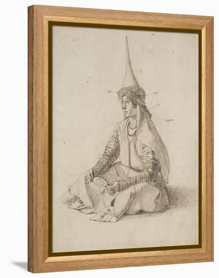 A Turkish Woman-Gentile Bellini-Framed Stretched Canvas