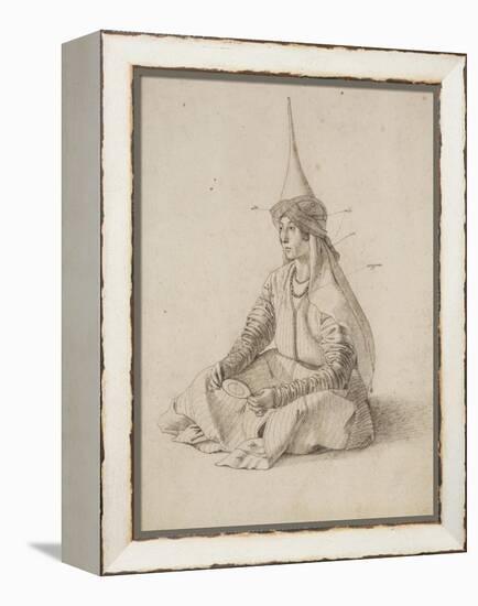 A Turkish Woman-Gentile Bellini-Framed Stretched Canvas