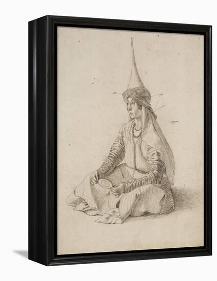 A Turkish Woman-Gentile Bellini-Framed Stretched Canvas