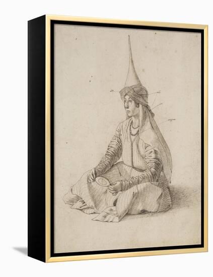 A Turkish Woman-Gentile Bellini-Framed Stretched Canvas