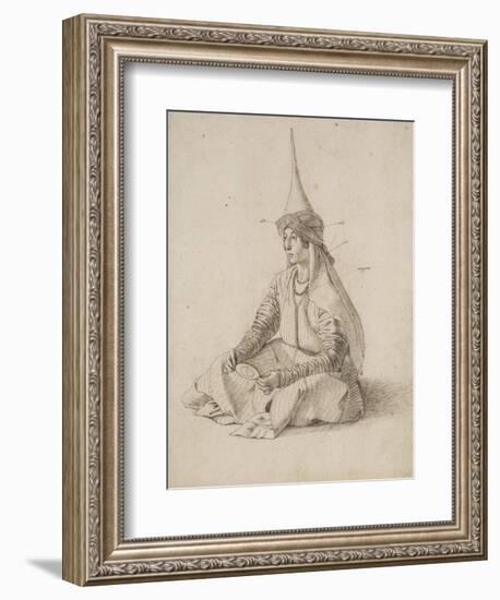 A Turkish Woman-Gentile Bellini-Framed Art Print