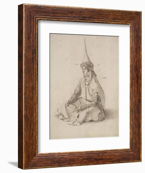 A Turkish Woman-Gentile Bellini-Framed Art Print