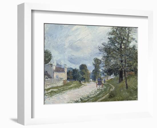 A Turn in the Road, 1873-Alfred Sisley-Framed Giclee Print