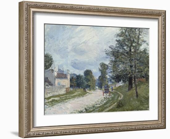 A Turn in the Road, 1873-Alfred Sisley-Framed Giclee Print