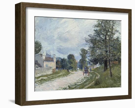 A Turn in the Road, 1873-Alfred Sisley-Framed Giclee Print