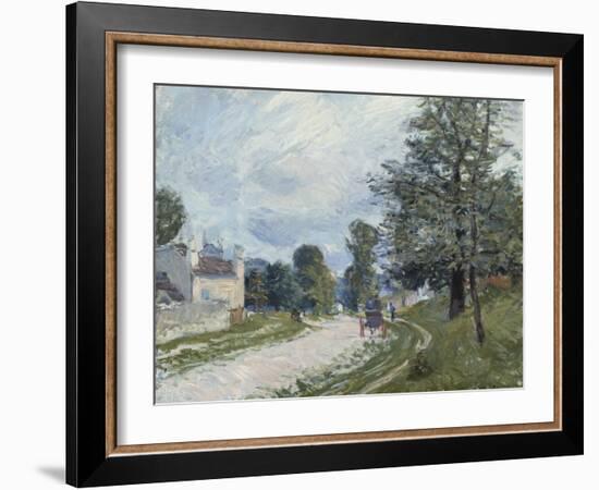 A Turn in the Road, 1873-Alfred Sisley-Framed Giclee Print