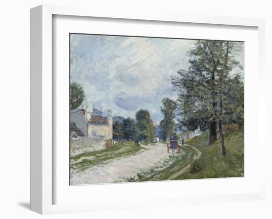 A Turn in the Road, 1873-Alfred Sisley-Framed Giclee Print