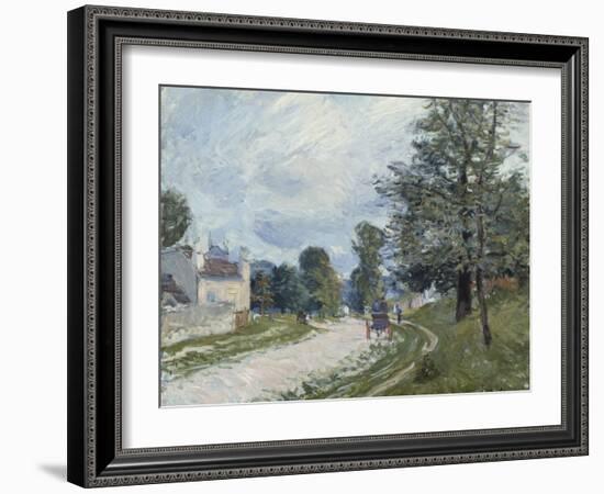 A Turn in the Road, 1873-Alfred Sisley-Framed Giclee Print