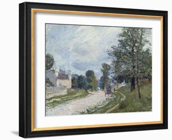 A Turn in the Road, 1873-Alfred Sisley-Framed Giclee Print