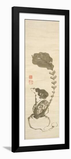 A Turnip-Jakuchu Ito-Framed Giclee Print