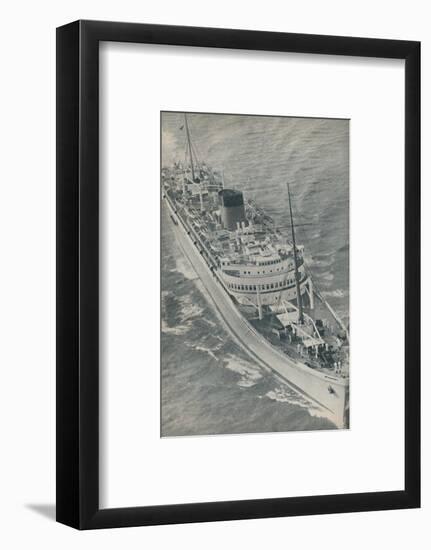 'A Twin-Screw motorship, the Stirling Castle built by Harland and Wolff', 1937-Unknown-Framed Photographic Print