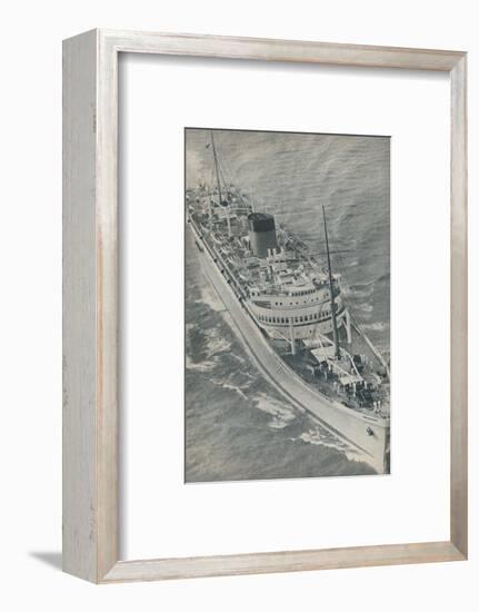 'A Twin-Screw motorship, the Stirling Castle built by Harland and Wolff', 1937-Unknown-Framed Photographic Print
