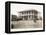 A Two-Story House Surrounded by Porches, with an American Flag Flying; in Panama During the…-Byron Company-Framed Premier Image Canvas