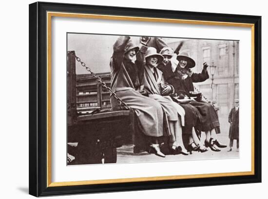 A Twopenny Tailboard Trip, May 1926-English Photographer-Framed Photographic Print