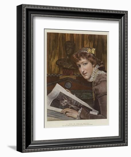 A Type of Female Beauty-Sir Lawrence Alma-Tadema-Framed Giclee Print