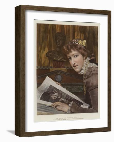 A Type of Female Beauty-Sir Lawrence Alma-Tadema-Framed Giclee Print