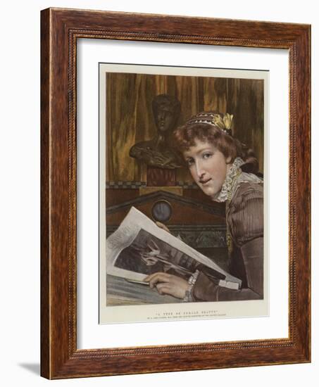 A Type of Female Beauty-Sir Lawrence Alma-Tadema-Framed Giclee Print