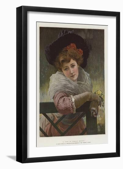 A Type of Female Beauty-Marcus Stone-Framed Giclee Print