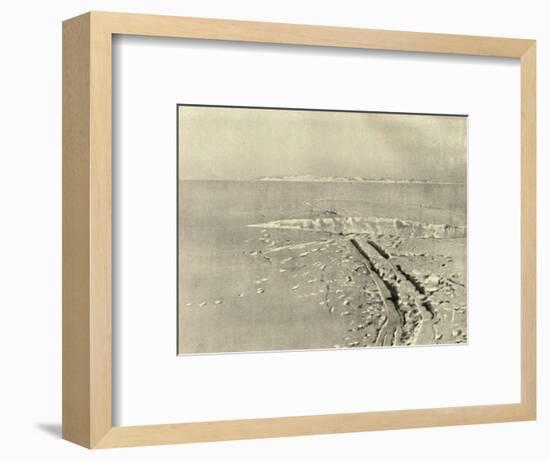 'A Typical Crevasse on Level Surface', c1908, (1909)-Unknown-Framed Photographic Print