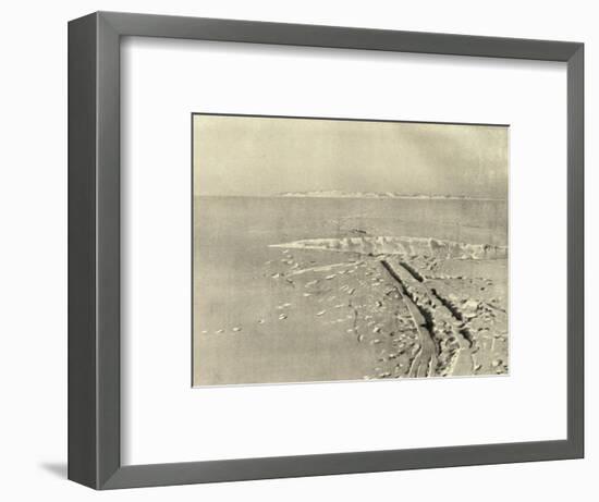 'A Typical Crevasse on Level Surface', c1908, (1909)-Unknown-Framed Photographic Print