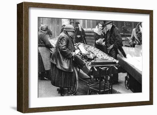 A Typical Fruit Seller, Paris, 1931-Ernest Flammarion-Framed Giclee Print