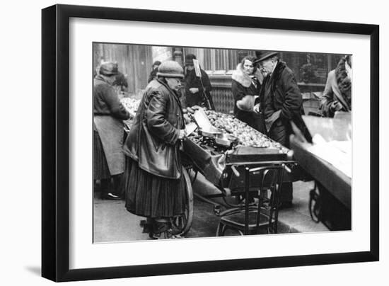 A Typical Fruit Seller, Paris, 1931-Ernest Flammarion-Framed Giclee Print