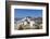 A Typical Greek Village Perched on a Rock with White and Blue Houses and Quaint Windmills, Ios-Roberto Moiola-Framed Photographic Print