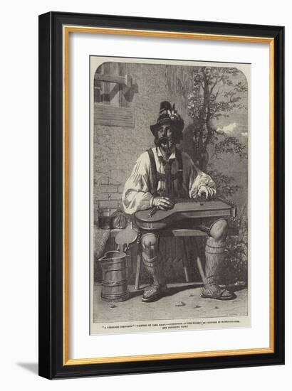 A Tyrolese Composer-Carl Haag-Framed Giclee Print