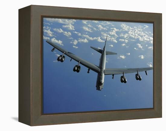 A U.S. Air Force B-52 Stratofortress Flies a Mission over the Pacific Ocean-Stocktrek Images-Framed Premier Image Canvas