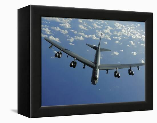 A U.S. Air Force B-52 Stratofortress Flies a Mission over the Pacific Ocean-Stocktrek Images-Framed Premier Image Canvas