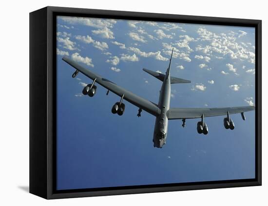 A U.S. Air Force B-52 Stratofortress Flies a Mission over the Pacific Ocean-Stocktrek Images-Framed Premier Image Canvas